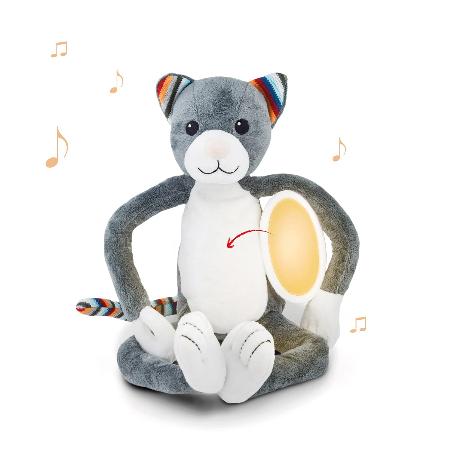 Amazon.com: azu Kids Nightlight Plush Toy - Katie The Cat Stuffed